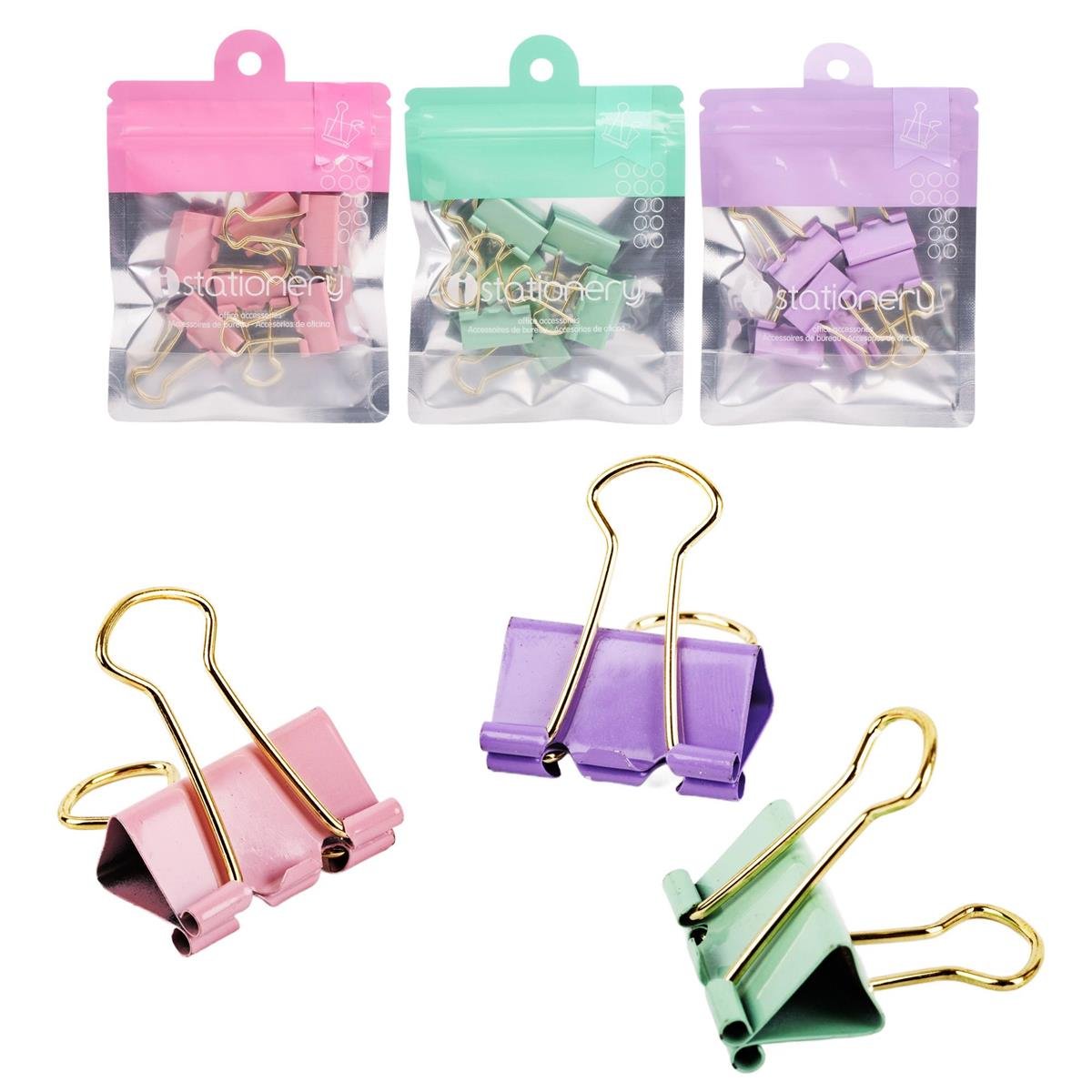 binder clips, 25mm (pk/6)