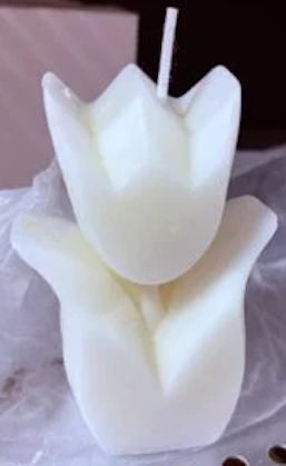 scented candle 2 4 flower shape