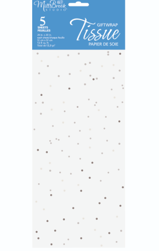 MB Tissue Sequin White (5-Sheet)