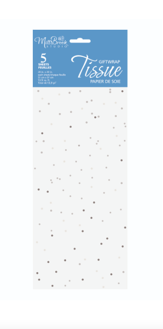 MB Tissue Sequin White (5-Sheet)