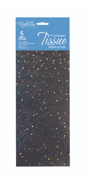 MB Tissue Sequin Black (5-Sheet)