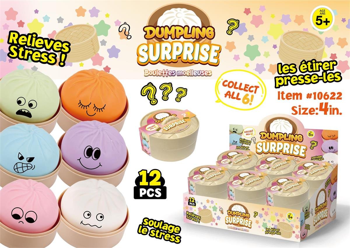 Blind Box 3.5" Dumpling Surprise, Moody Face