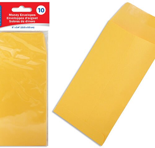 SELECTRUM MONEY ENVELOPES 15.5X8.5CM (PK/10)