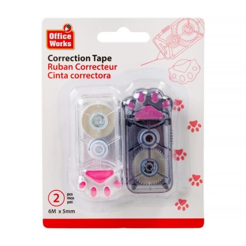 Correction Tape 6mx 5mm (Pk/2)