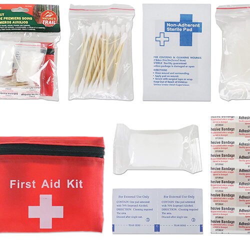 NATURES TRAIL First Aid Travel Kit Pouch (Pk/37)