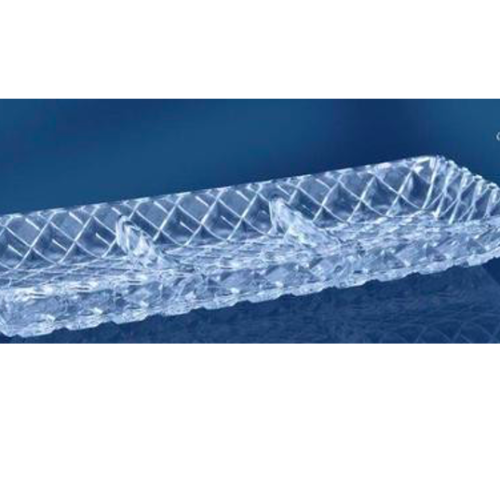 DIVIDED DISH 3 SECTION CRYSTALLINE