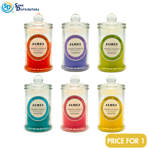 SCENTED CANDLE GLASS CANDLE 9.3CM