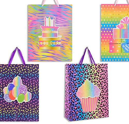 Medium 3D Gift Paper Bag 18x24x8cm