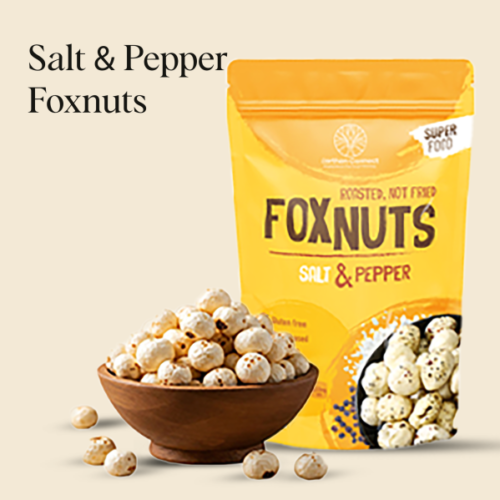FOXNUTS SALT & PEPPER (75GM)